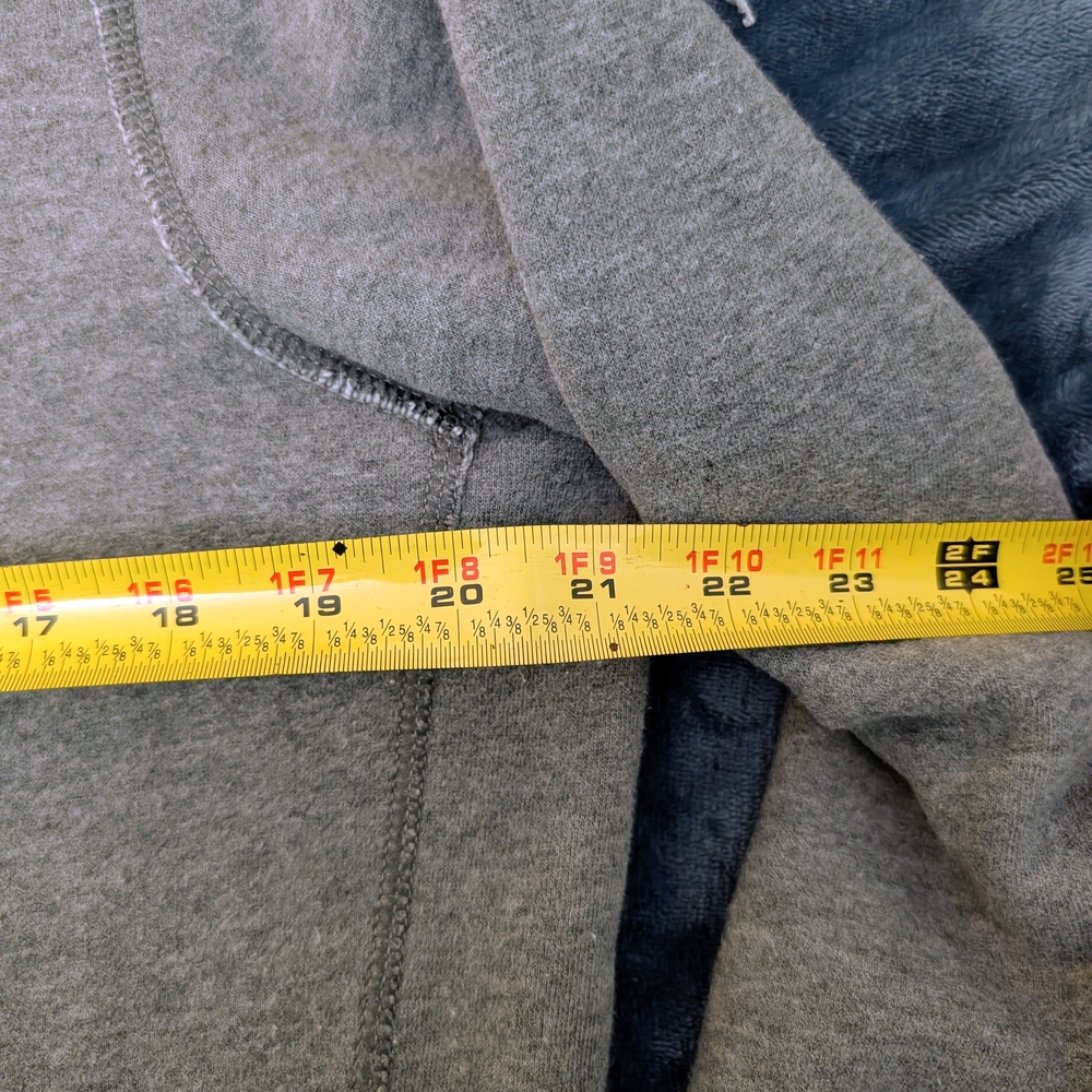 Vintage Abercrombie & Fitch Gray Knit Collar Jacket Muscle Fit - Picture 7 of 10